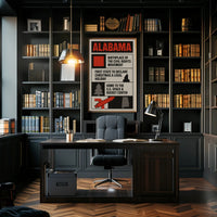 Alabama Highlights Poster Wall Art Print PosterGoat