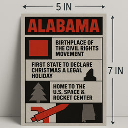Alabama Highlights Poster Wall Art Print PosterGoat