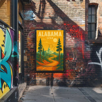 Alabama State Capitol Journey Travel Poster PosterGoat