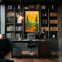 Alabama State Capitol Journey Travel Poster PosterGoat