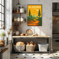 Alabama State Capitol Journey Travel Poster PosterGoat