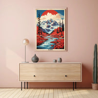 Alaska Adventure: Majestic Landscape Travel Poster PosterGoat