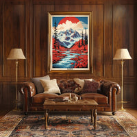 Alaska Adventure: Majestic Landscape Travel Poster PosterGoat