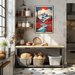 Alaska Adventure: Majestic Landscape Travel Poster PosterGoat