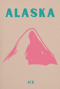 Alaska Modern Design Adventure Travel Poster PosterGoat