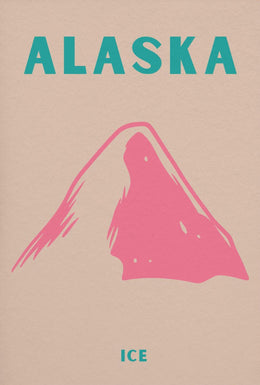 Alaska Modern Design Adventure Travel Poster PosterGoat