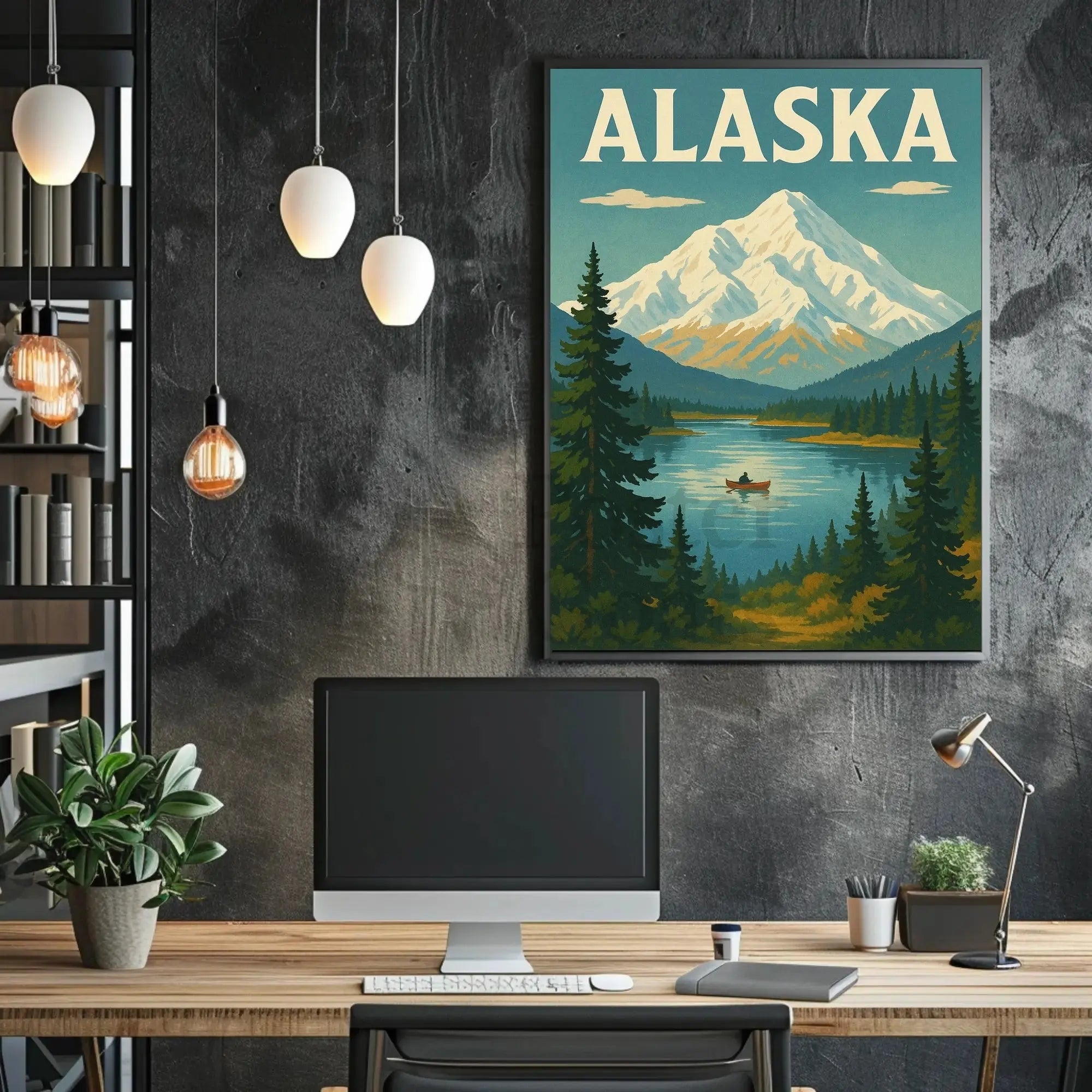 Alaska Scenic Adventure Vintage Travel Poster PosterGoat