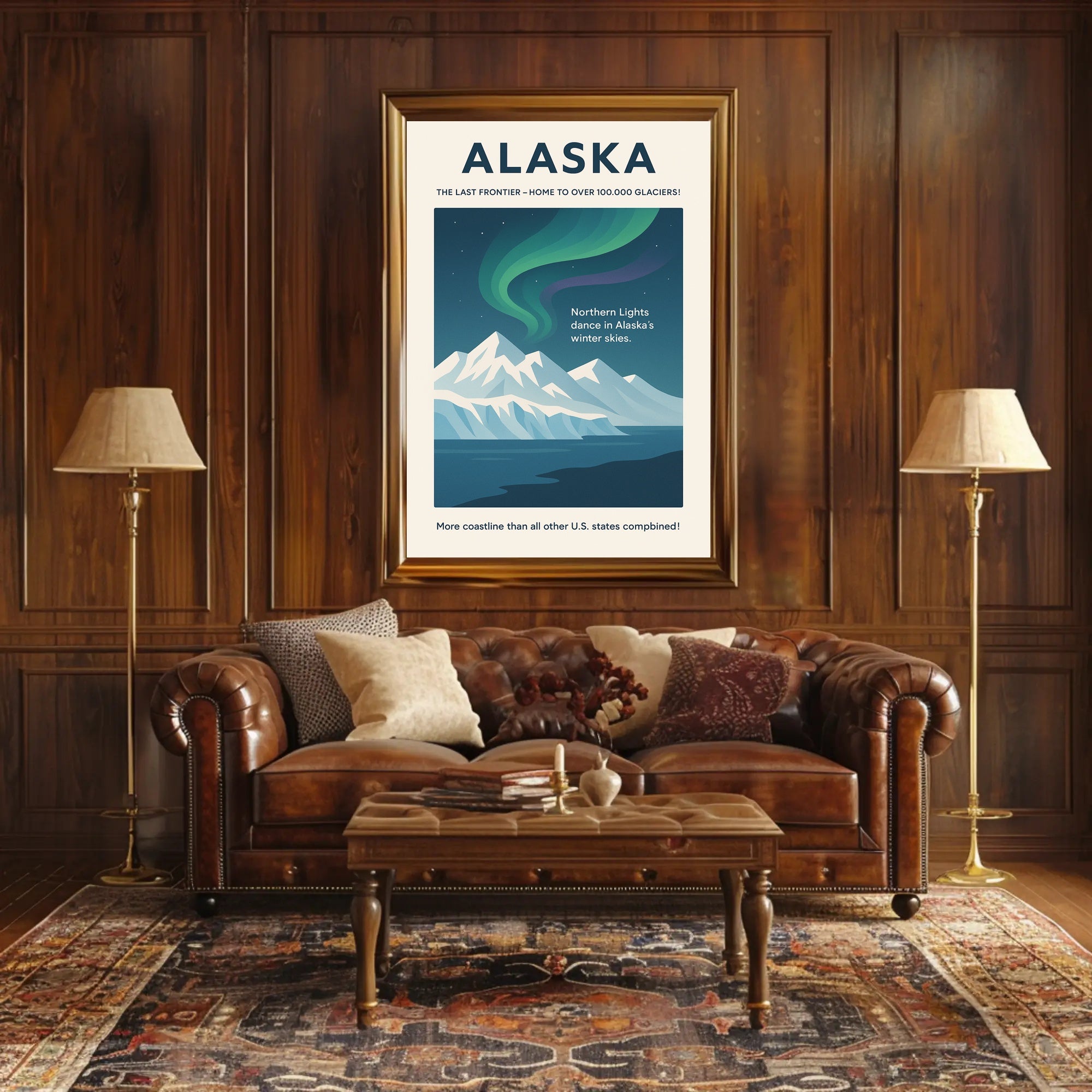 Alaska The Last Frontier Poster PosterGoat