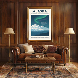 Alaska The Last Frontier Poster PosterGoat