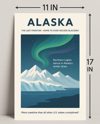 Alaska The Last Frontier Poster PosterGoat