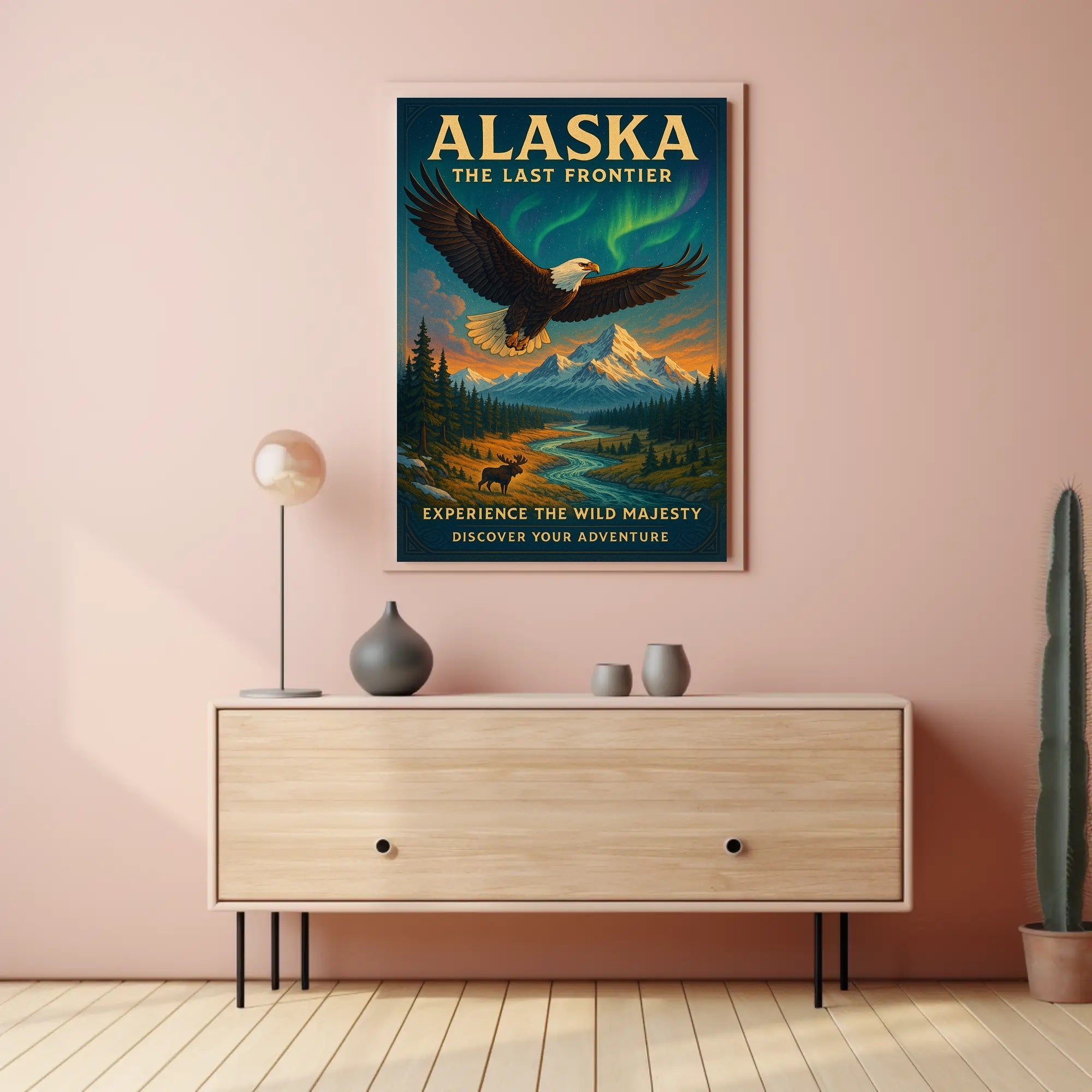 Alaska The Last Frontier Poster PosterGoat
