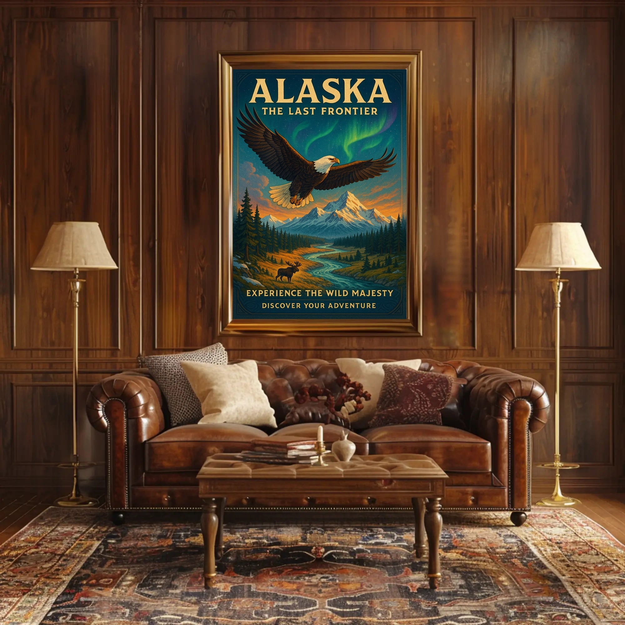 Alaska The Last Frontier Poster PosterGoat