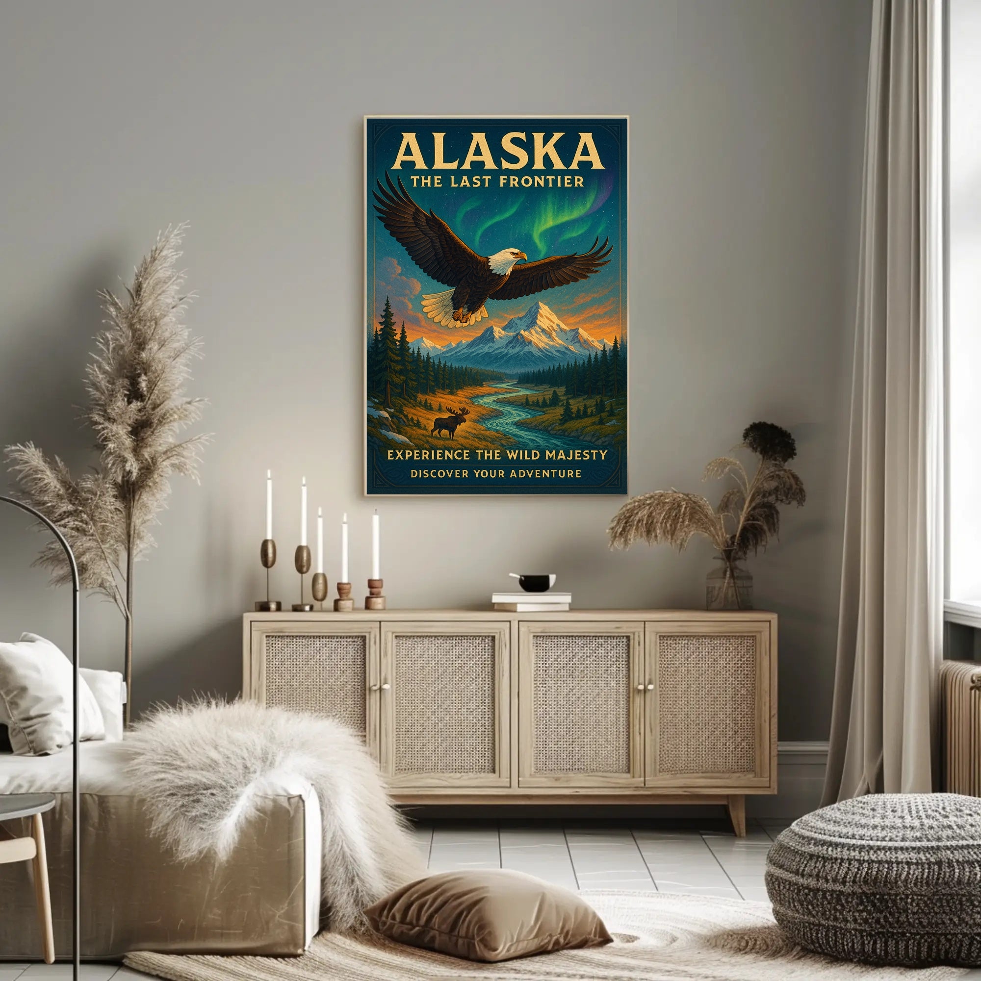 Alaska The Last Frontier Poster PosterGoat