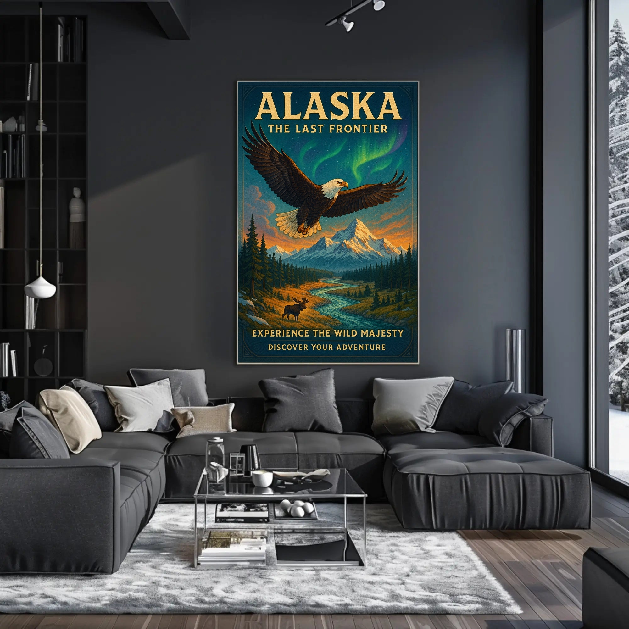 Alaska The Last Frontier Poster PosterGoat