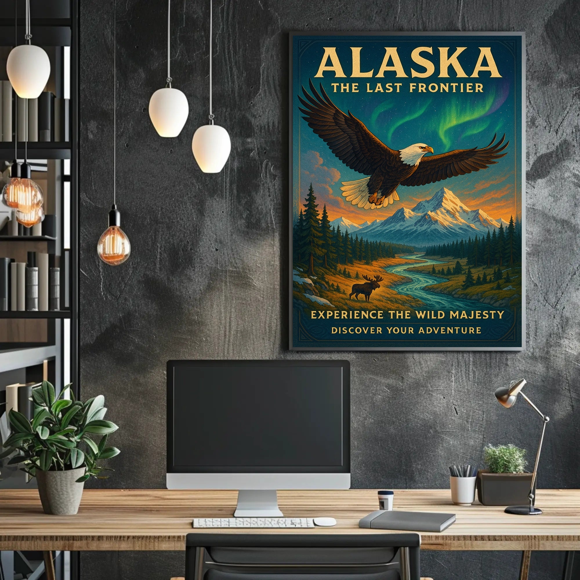 Alaska The Last Frontier Poster PosterGoat