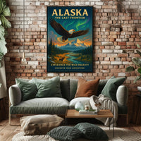 Alaska The Last Frontier Poster PosterGoat