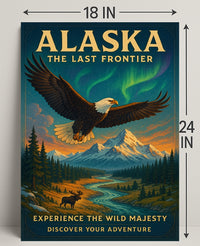 Alaska The Last Frontier Poster PosterGoat