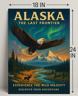 Alaska The Last Frontier Poster PosterGoat