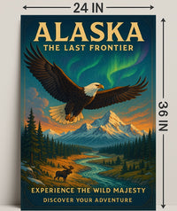Alaska The Last Frontier Poster PosterGoat