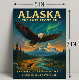 Alaska The Last Frontier Poster PosterGoat