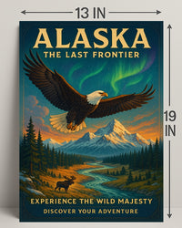 Alaska The Last Frontier Poster PosterGoat