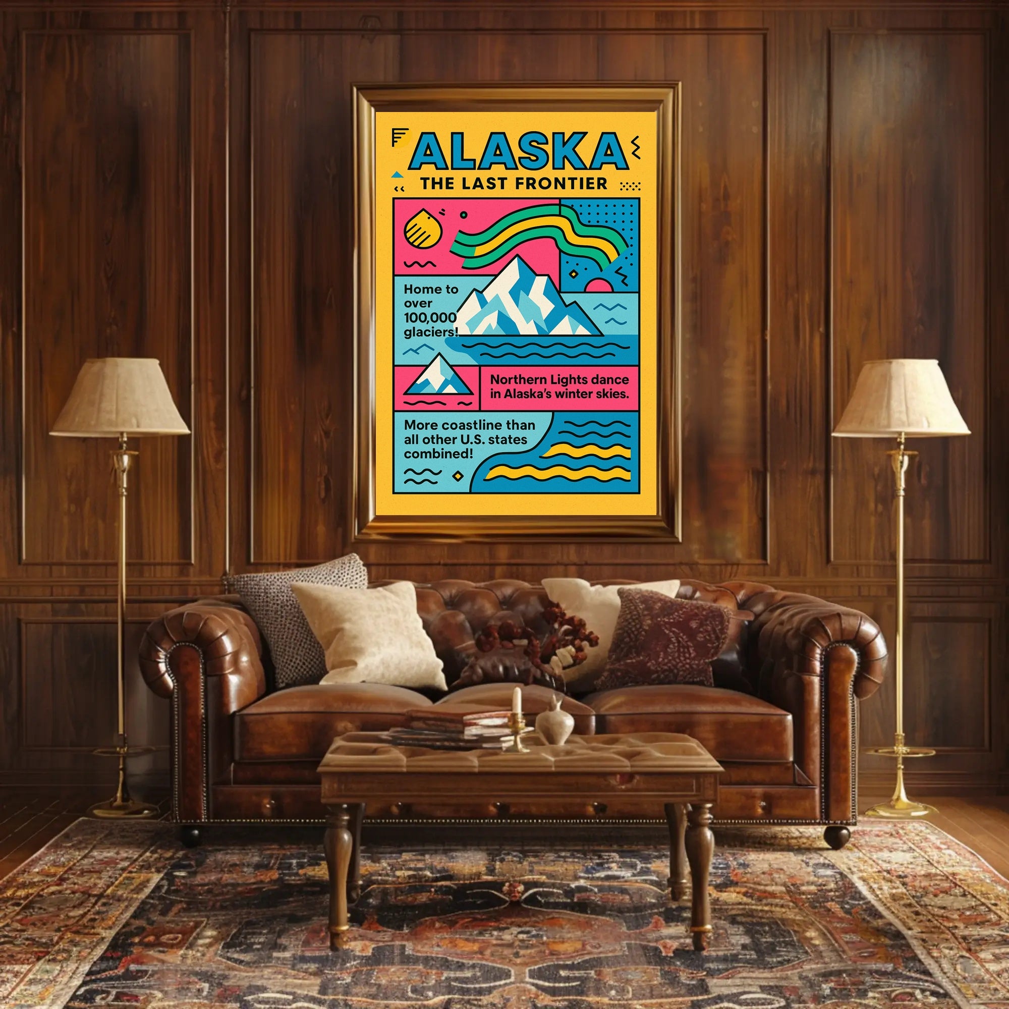 Alaska: The Last Frontier Poster PosterGoat