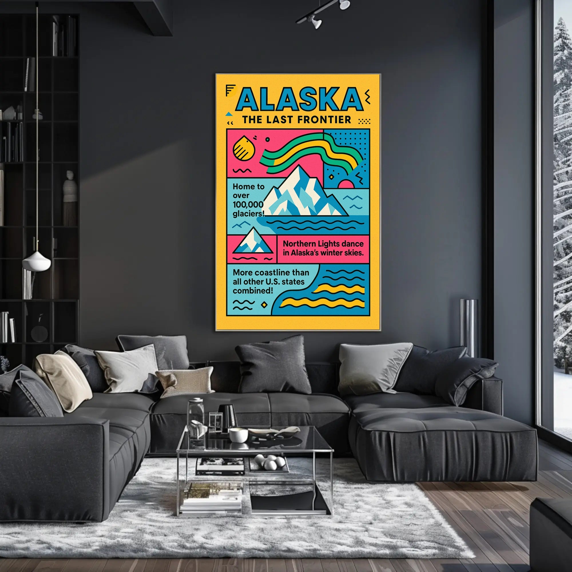 Alaska: The Last Frontier Poster PosterGoat