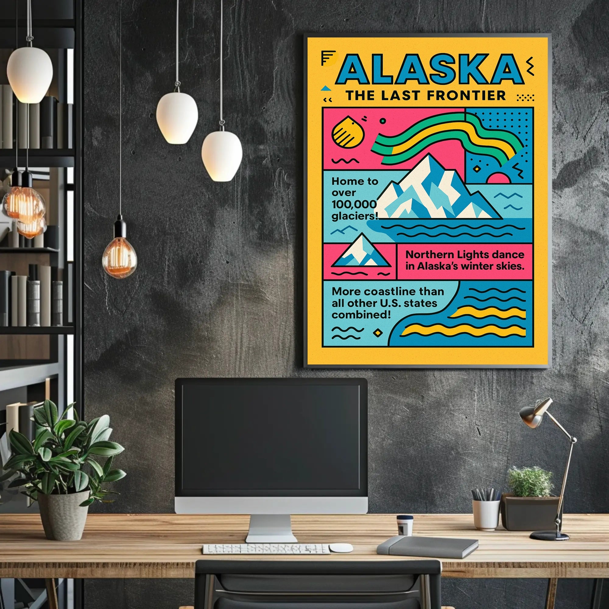 Alaska: The Last Frontier Poster PosterGoat