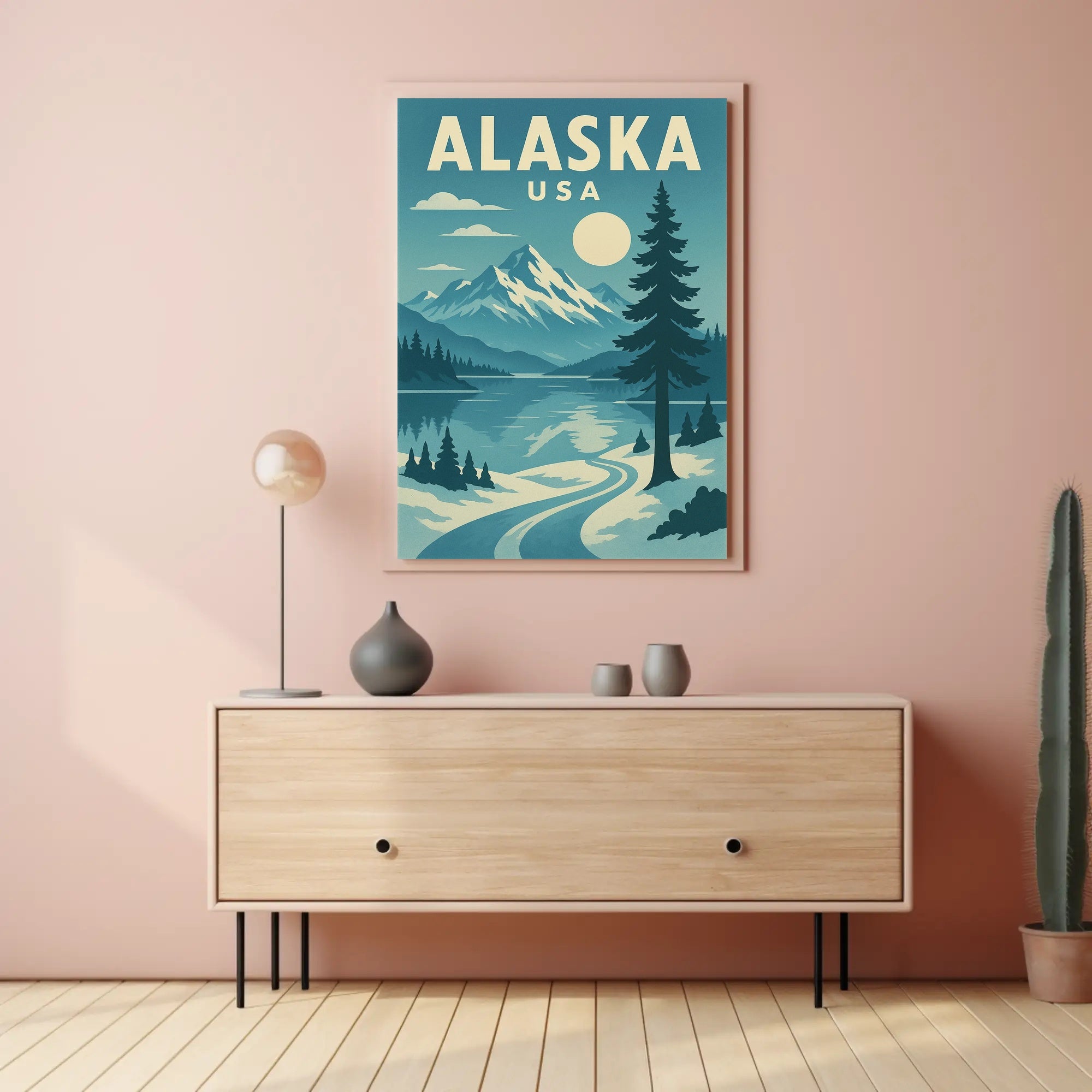 Alaskan Adventure Travel Poster PosterGoat