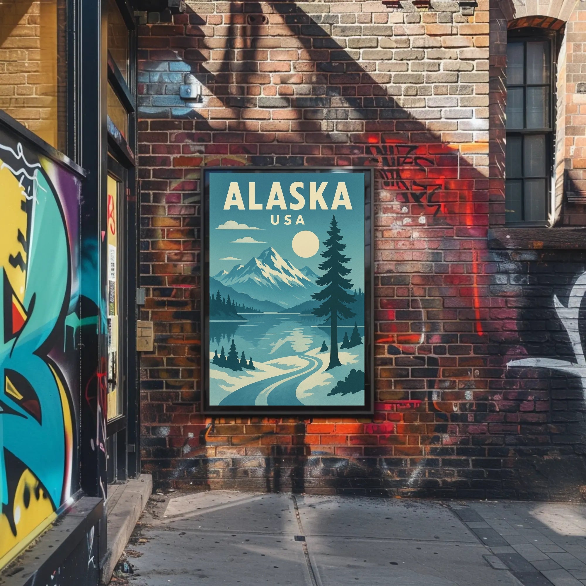 Alaskan Adventure Travel Poster PosterGoat