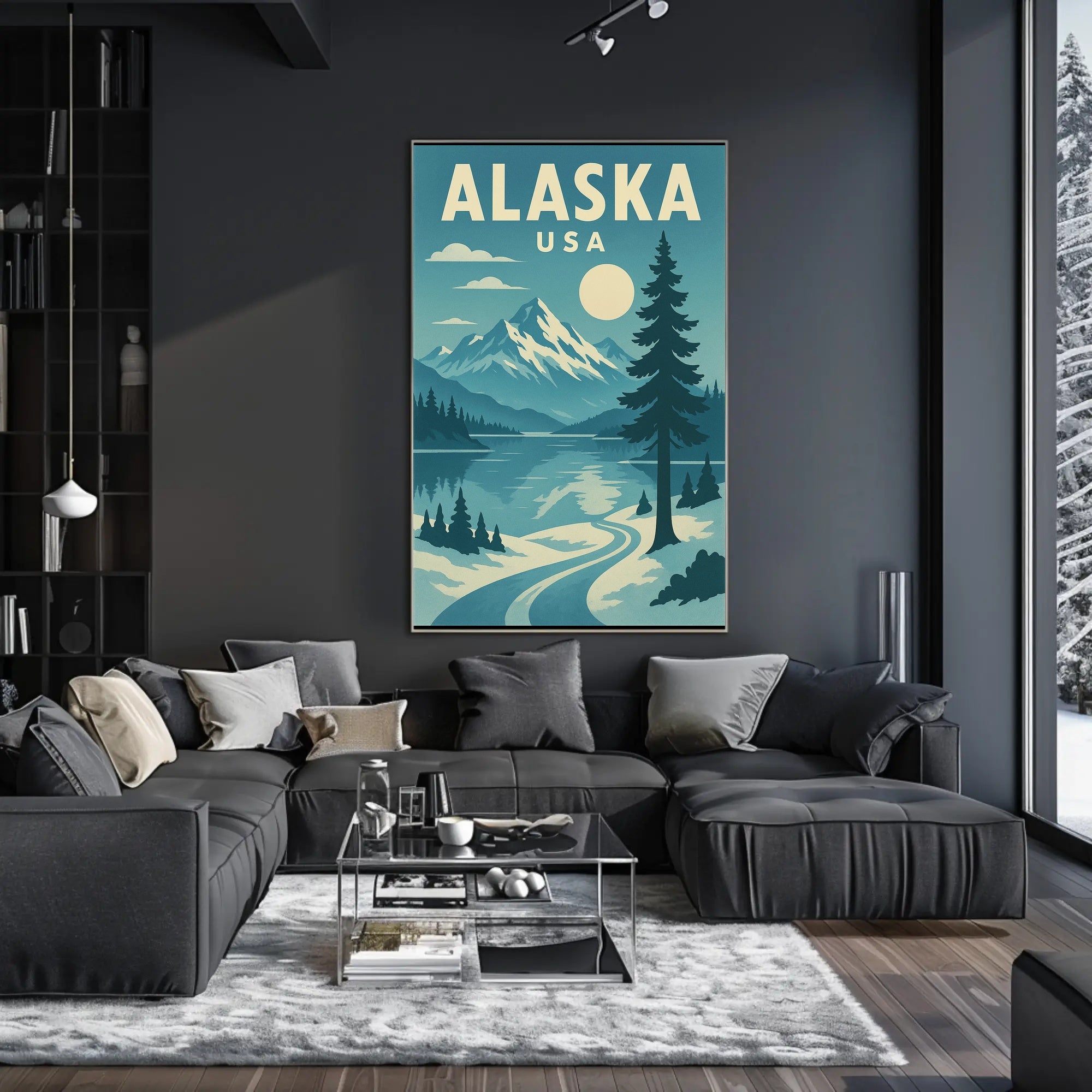 Alaskan Adventure Travel Poster PosterGoat
