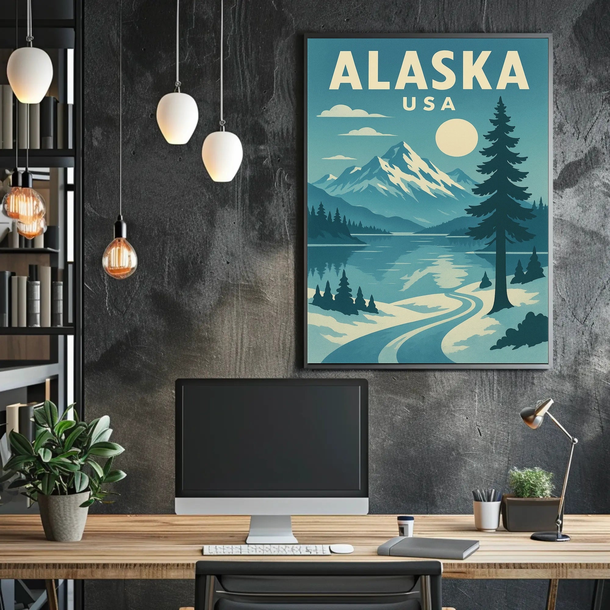 Alaskan Adventure Travel Poster PosterGoat