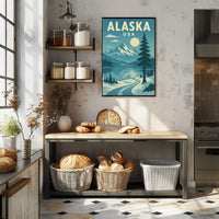 Alaskan Adventure Travel Poster PosterGoat