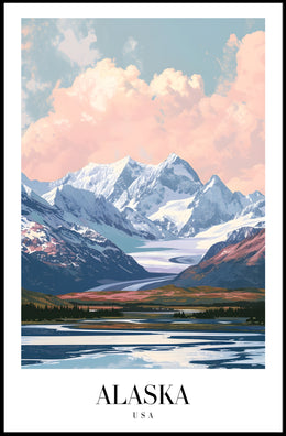 Alaskan Wilderness Scenic Landscape National Park Poster PosterGoat