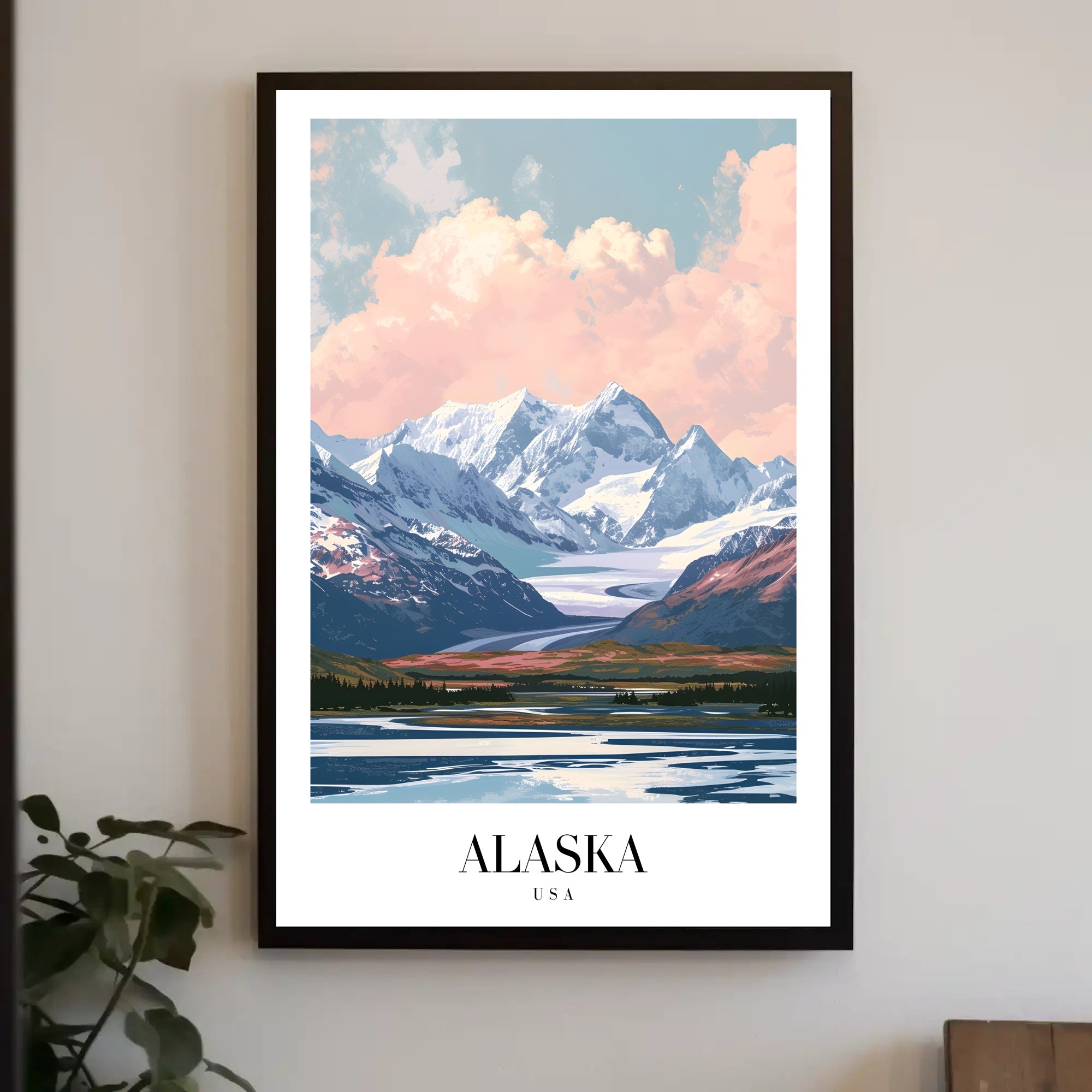 Alaskan Wilderness Scenic Landscape National Park Poster PosterGoat
