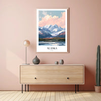 Alaskan Wilderness Scenic Landscape National Park Poster PosterGoat