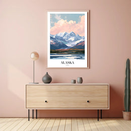 Alaskan Wilderness Scenic Landscape National Park Poster PosterGoat