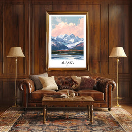 Alaskan Wilderness Scenic Landscape National Park Poster PosterGoat
