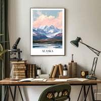 Alaskan Wilderness Scenic Landscape National Park Poster PosterGoat