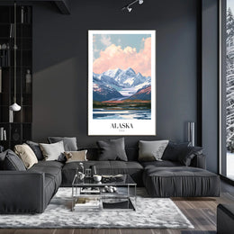 Alaskan Wilderness Scenic Landscape National Park Poster PosterGoat