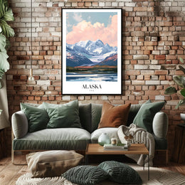 Alaskan Wilderness Scenic Landscape National Park Poster PosterGoat