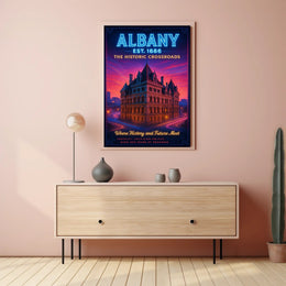 Albany The Historic Crossroads Poster PosterGoat