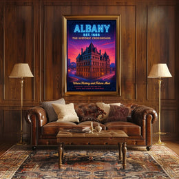 Albany The Historic Crossroads Poster PosterGoat
