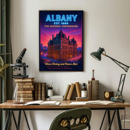 Albany The Historic Crossroads Poster PosterGoat