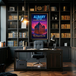 Albany The Historic Crossroads Poster PosterGoat