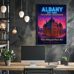 Albany The Historic Crossroads Poster PosterGoat