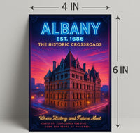 Albany The Historic Crossroads Poster PosterGoat
