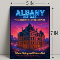 Albany The Historic Crossroads Poster PosterGoat