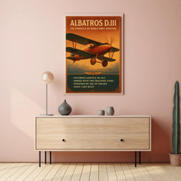 Albatros D.III Pinnacle of World War I Aviation Poster PosterGoat