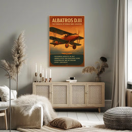 Albatros D.III Pinnacle of World War I Aviation Poster PosterGoat